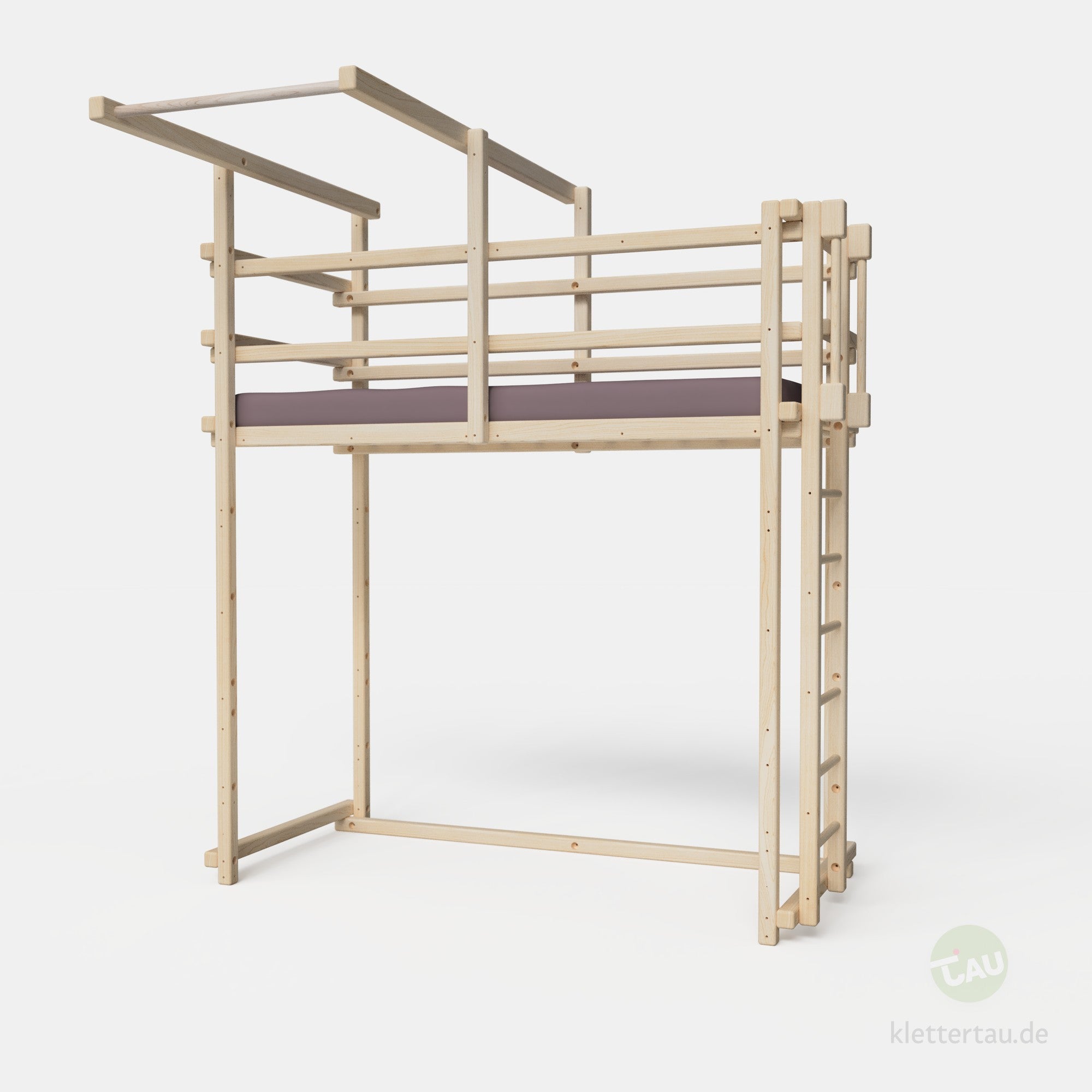 Hochbett XL mit Reckstange