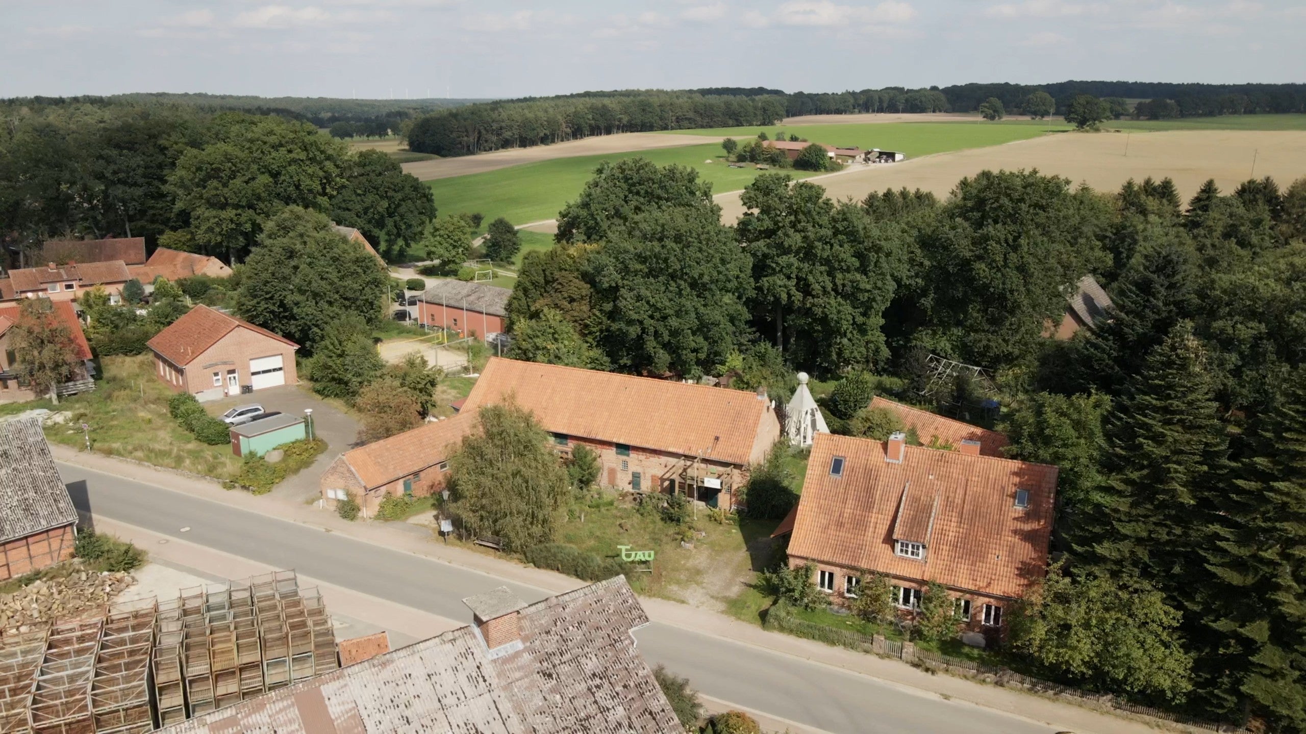 Luftaufnahme Tau Abenteuerbetten in Tellmer