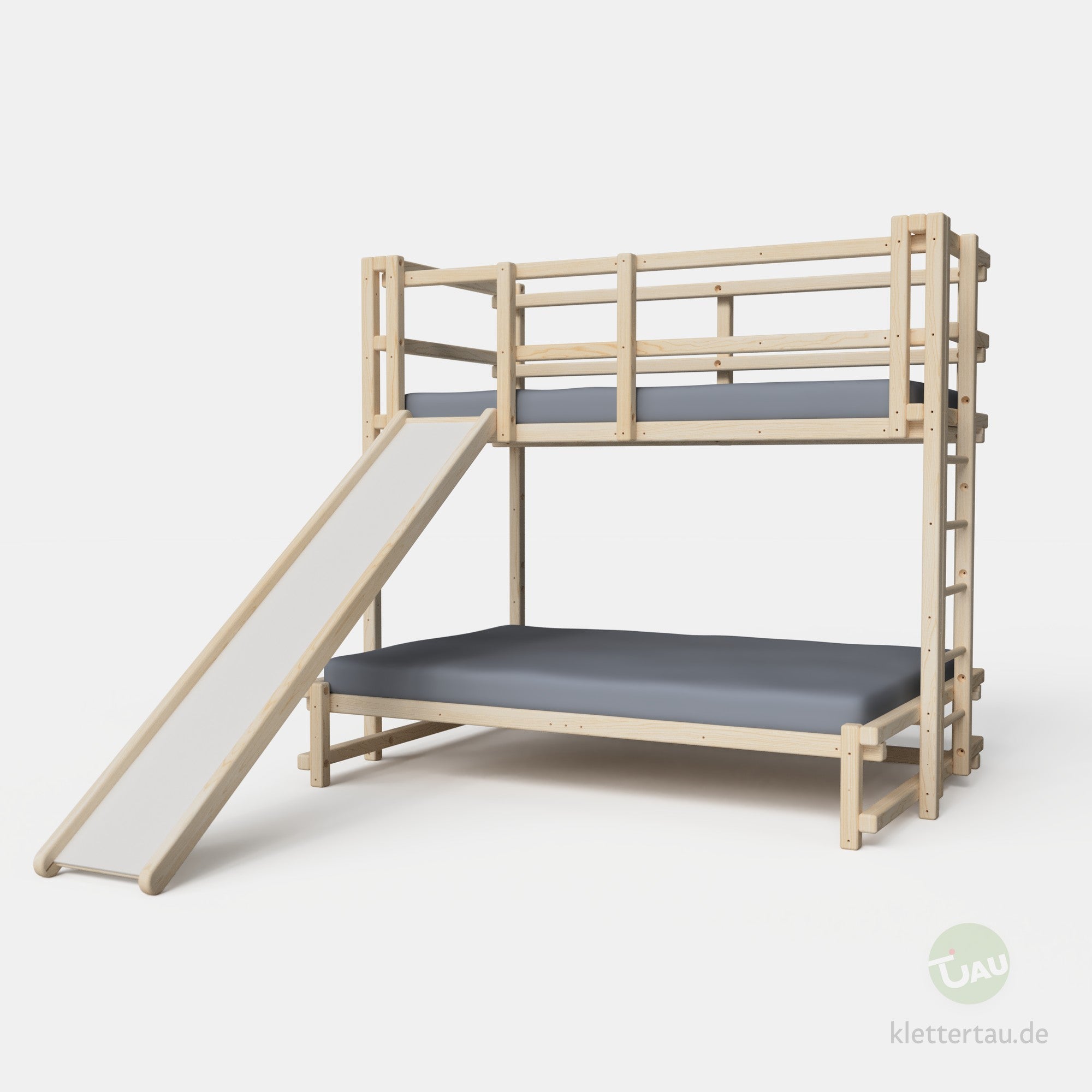 Etagenbett 90 über 140 mit Rutsche von TAU Abenteuerbetten #Breite der unteren Liegenebene_140 cm