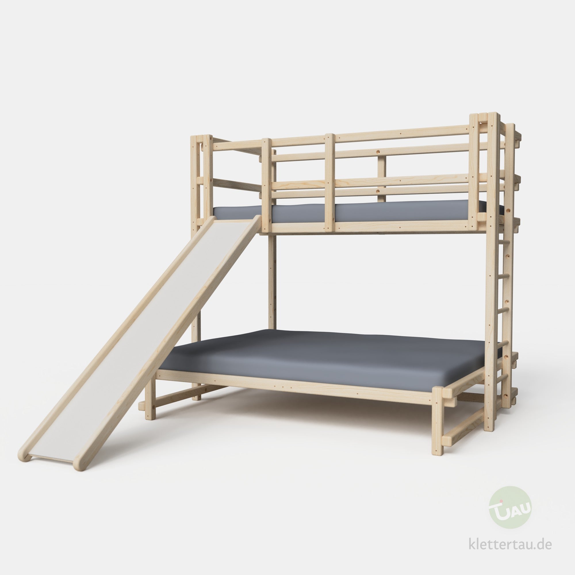 Etagenbett 90 über 160 mit Rutsche von TAU Abenteuerbetten #Breite der unteren Liegenebene_160 cm