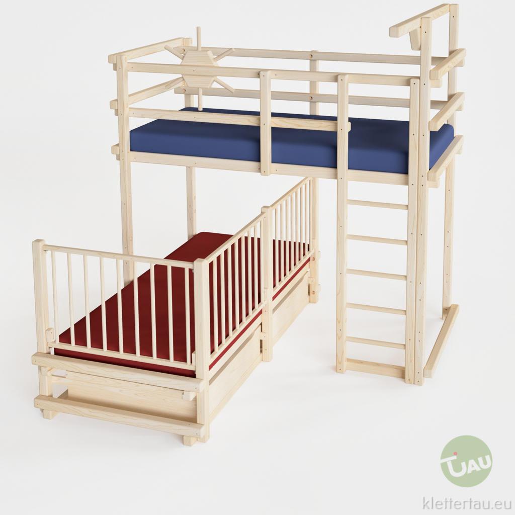 Babybett Variante 3 aus Babybett von Tau Abenteuerbetten