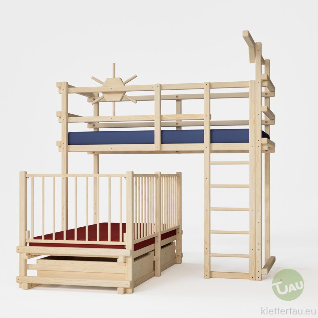 Babybett Variante 3 aus Babybett von Tau Abenteuerbetten