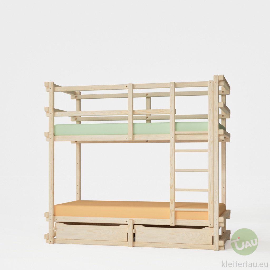 Etagenbett von TAU Abenteuerbetten #Schubladen_zwei Schubladen