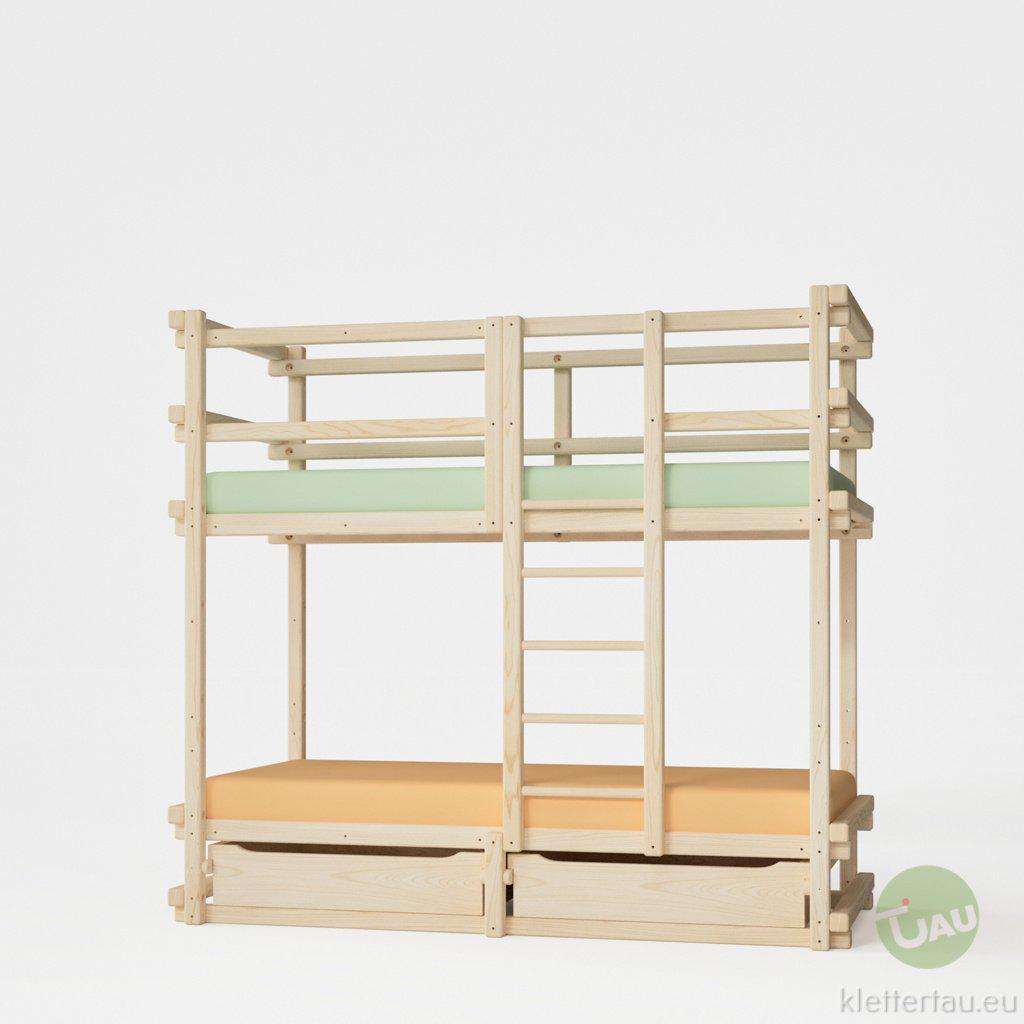 Etagenbett von TAU Abenteuerbetten #Schubladen_zwei Schubladen