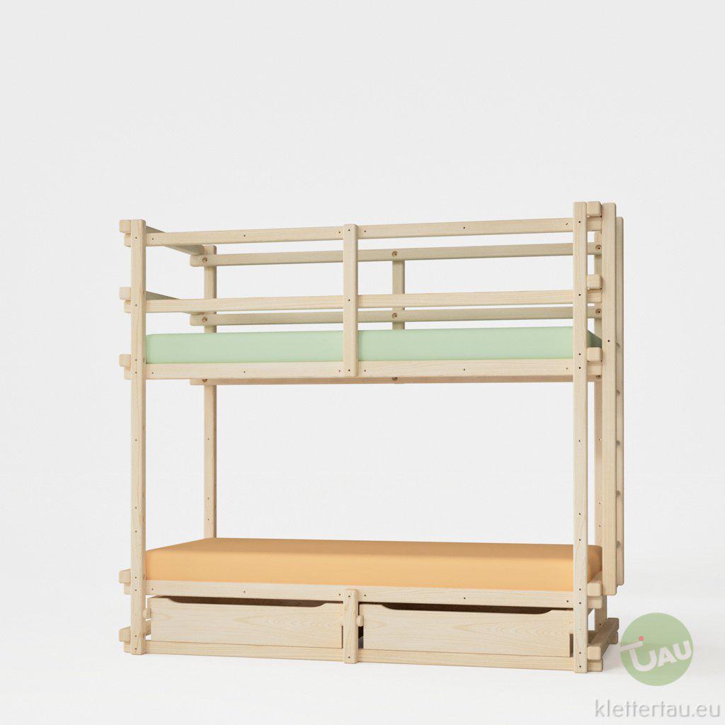 Etagenbett von TAU Abenteuerbetten #Schubladen_zwei Schubladen