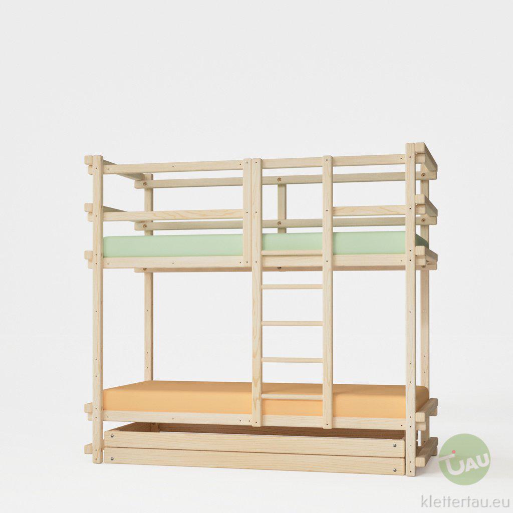 Etagenbett von TAU Abenteuerbetten #Schubladen_Riesenschublade