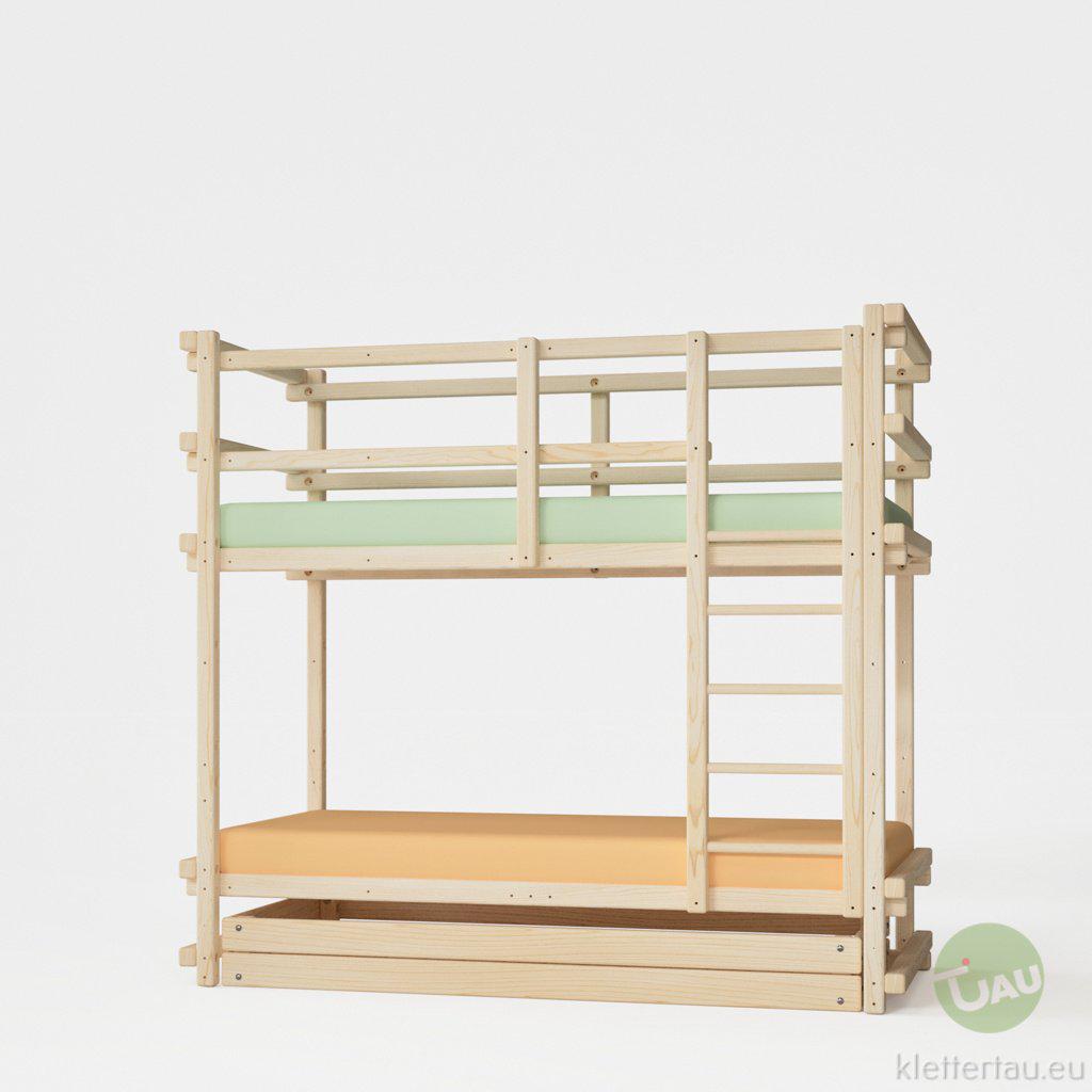 Etagenbett von TAU Abenteuerbetten #Schubladen_Riesenschublade