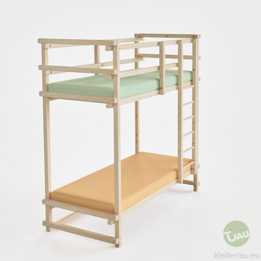 Etagenbett extra hoch von TAU Abenteuerbetten #Schubladen_ohne Schubladen