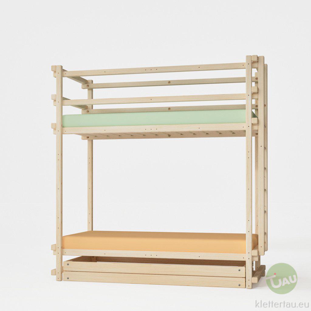 Etagenbett extra hoch von TAU Abenteuerbetten #Schubladen_Riesenschublade