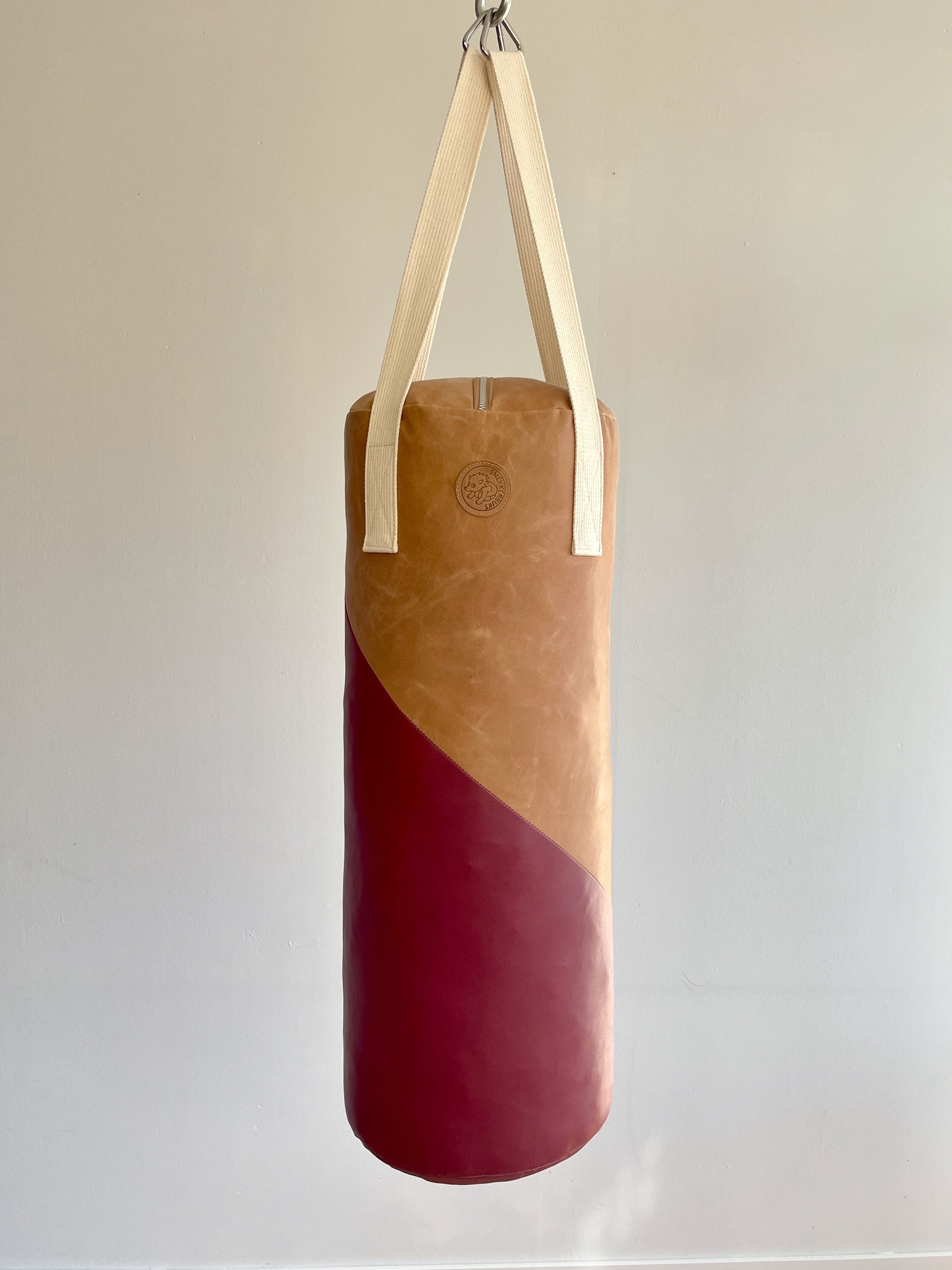 Kinder-Boxsack aus Leder – Snekkerbuks Junior