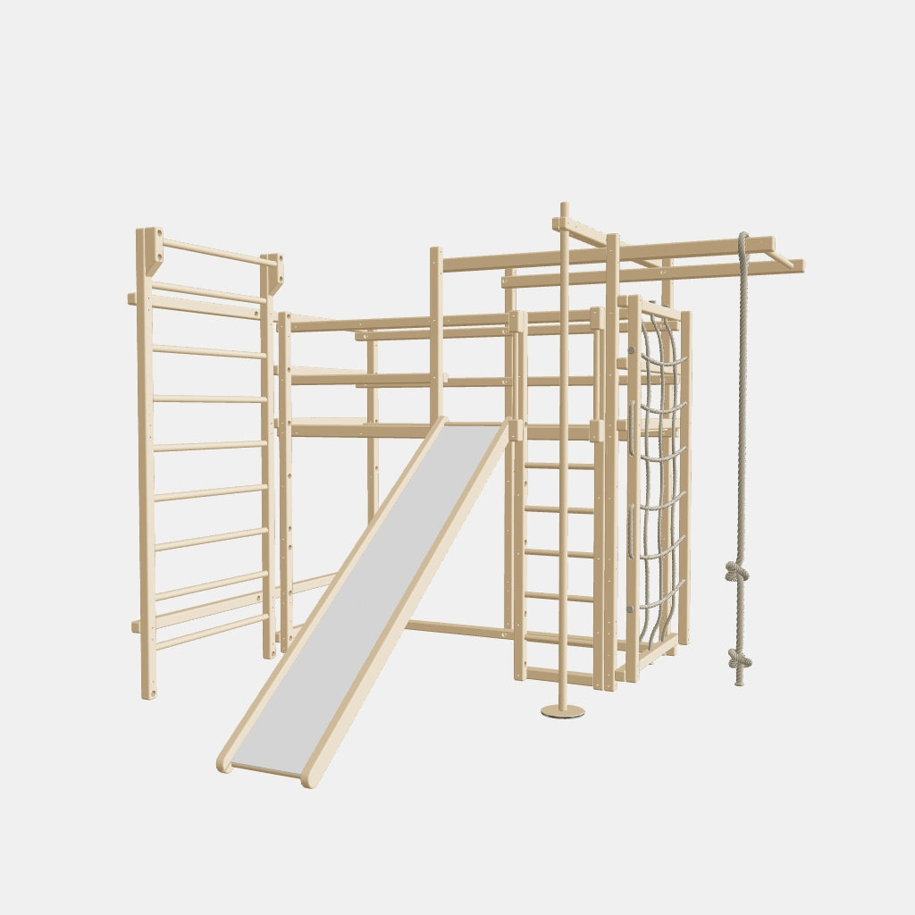 3D-Ansicht des Klettermax von TAU Abenteuerbetten